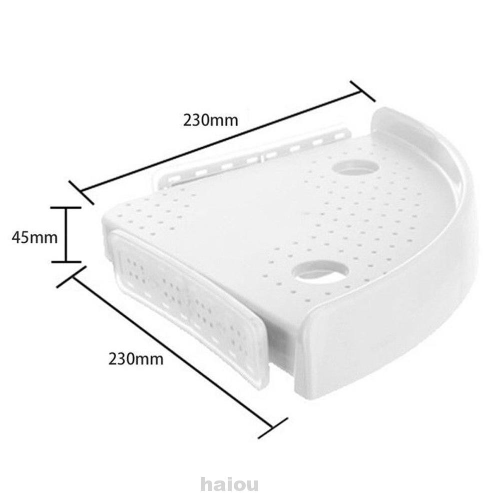 Giá Đỡ Giá Đựng Đồ Dùng Nhà Tắm Bằng Nhựa Siêu Bền Có Giác Hút Gắn Góc Tường Đa Năng Tiện Dụng