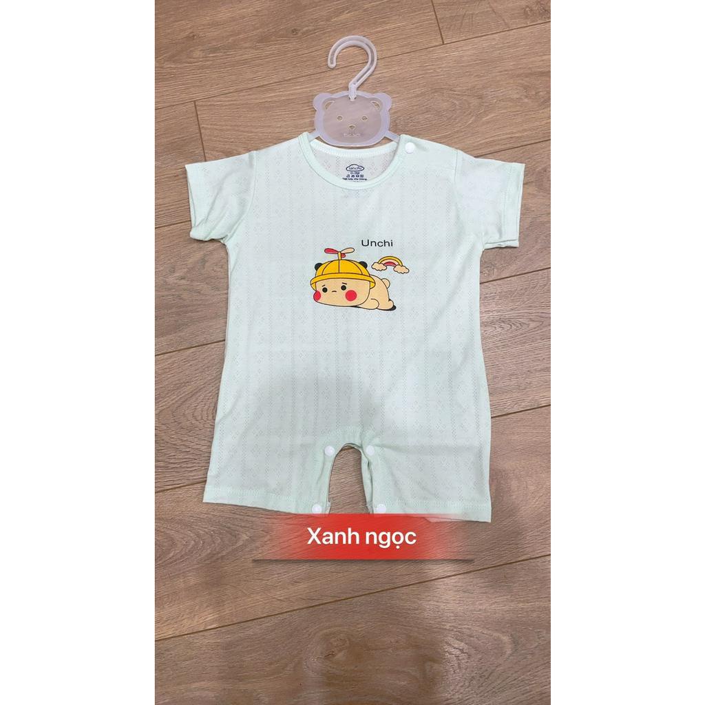 Body ngắn tay thun thông hơi unchi