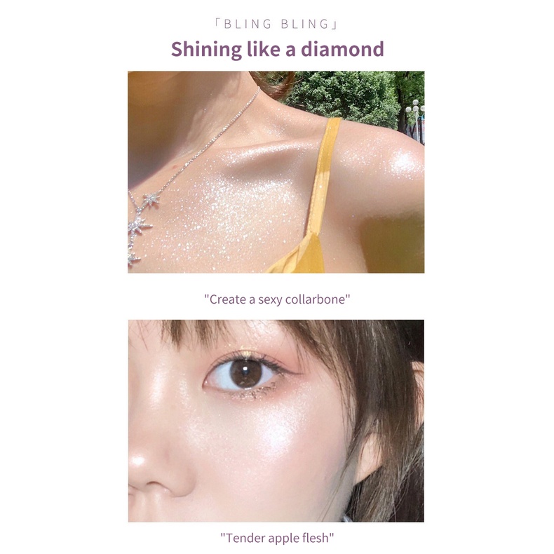 Kim sa bôi mắt ANNIES Maffick dạng lỏng màu đơn sắc kim cương vỡ ngọc trai lấp lánh