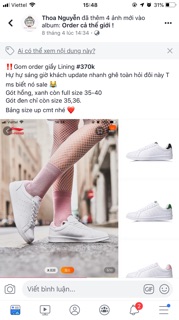 Order giầy Snacker Lining