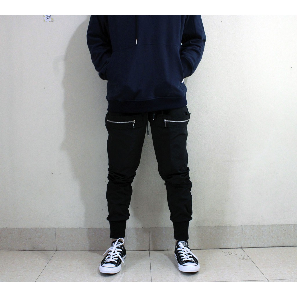 Quần Jogger Vải Dù Hàng Độc Phong Cách Hàn Quốc