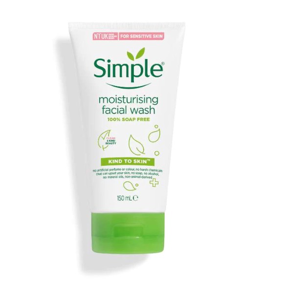 [TOP 1 SHOPEE] Sữa rửa mặt cho da khô Simple Moisturising Facial Wash (Bill Anh)