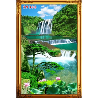 Tranh dán tường 3d khổ dọc trang trí phòng khách giá rẻ đẹp chất liệu decal pp keo sẵn bóc dán7