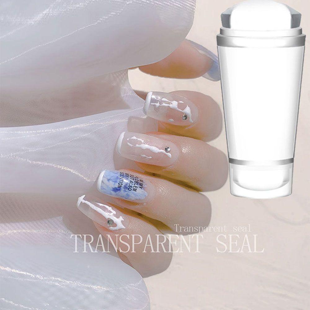 Con Dấu In Họa Tiết Trang Trí Móng Hai Đầu