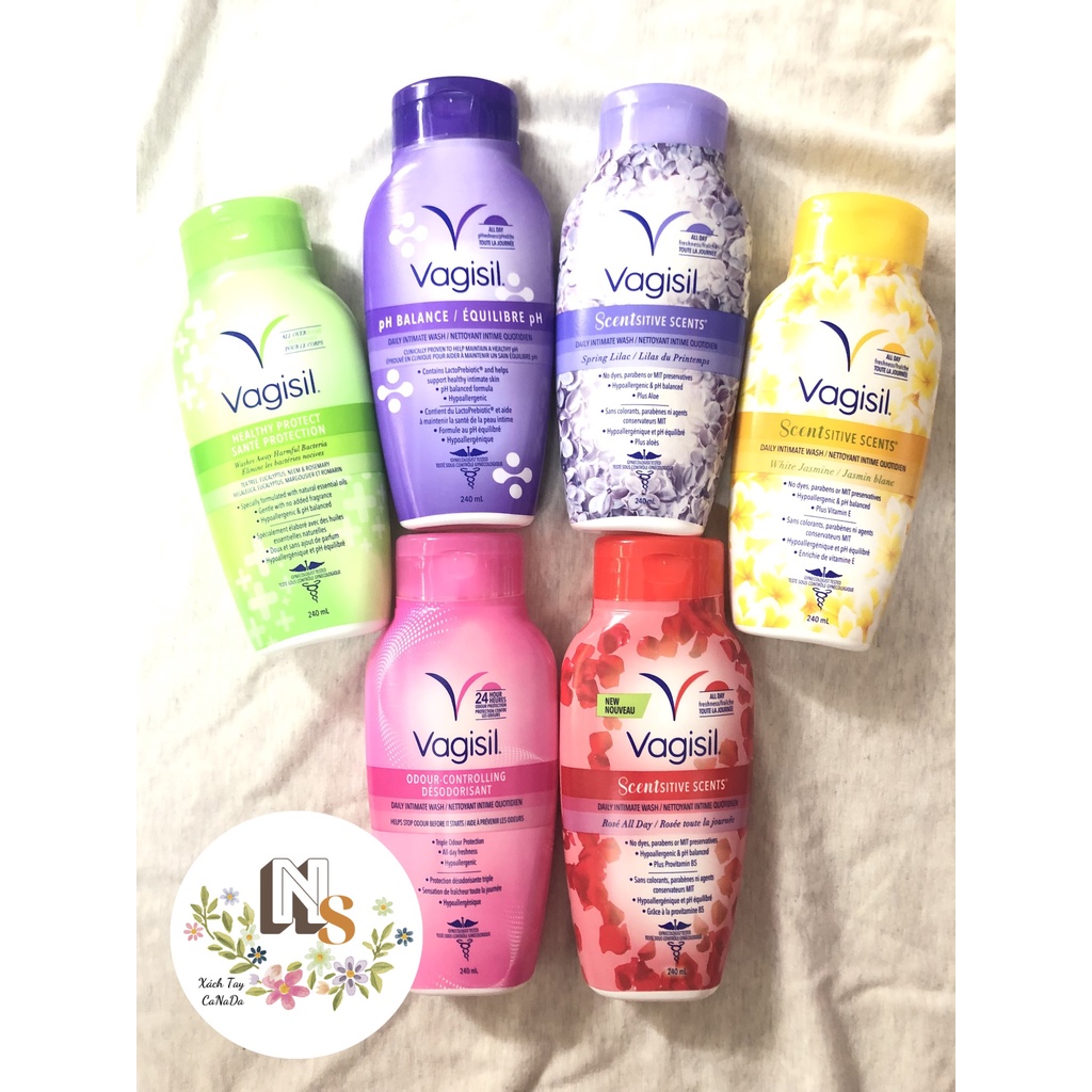 Dung dịch vệ sinh vagisil bill canada 240ml