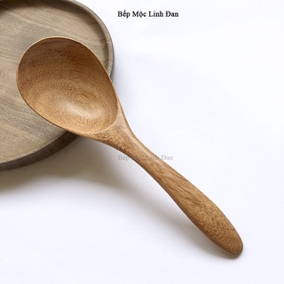 Muôi/vá múc canh bằng gỗ tự nhiên - Siêu sạch/Chịu nhiệt cao CTH722-L