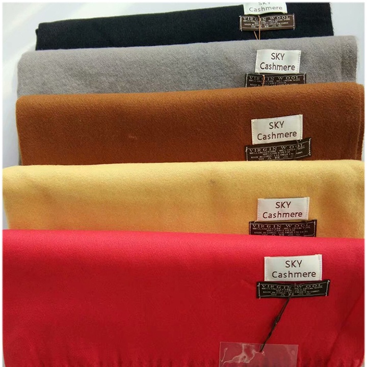 Khăn quàng Lông Cừu SKY CASHMERE,Khăn len choàng cổ chất len dệt mịn Cao Cấp-KTT4 AA