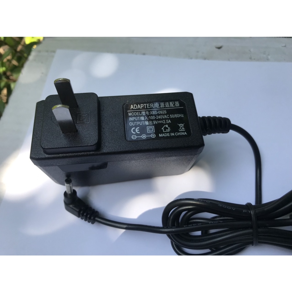 Adapter nguồn 9V 2.5A cho máy cà thẻ tín dụng