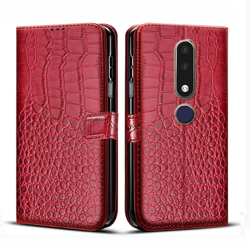 Bao Da Pu Họa Tiết Da Cá Sấu Có Ngăn Đựng Thẻ Cho Oneplus Nord N10 N100 8 8t 9 Pro