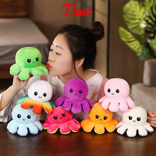 Bạch tuộc cảm xúc 2 mặt size vừa 28 x13 cm biểu cảm thú nhồi bông nhiều màu đáng yêu kute hot nhất Tiktok hiện nay
