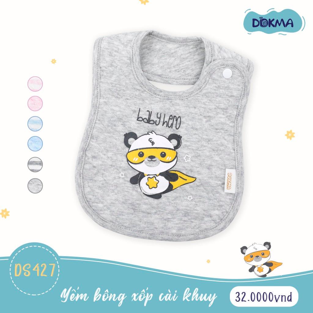 Yếm trần bông cài khuy Dokma