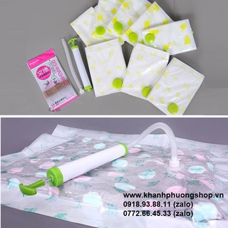 túi hút chân không đựng quần áo - túi hút chân không quần áo