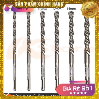 MŨI KHOAN BÊ TÔNG ĐUÔI GÀI 4 CẠNH KAPUSI JAPAN 160MM, MŨI KHOAN ĐA NĂNG TIÊU CHUẨN NHẬT BẢN CAO CẤP