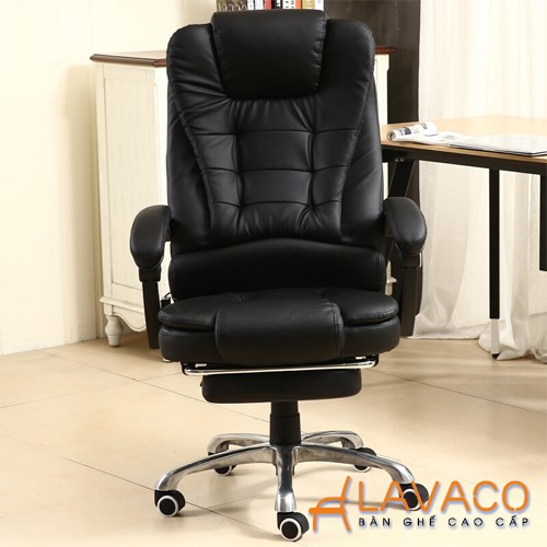 Ghế ngã lưng gác chân văn phòng nhập khẩu Lavaco- Mã: 537