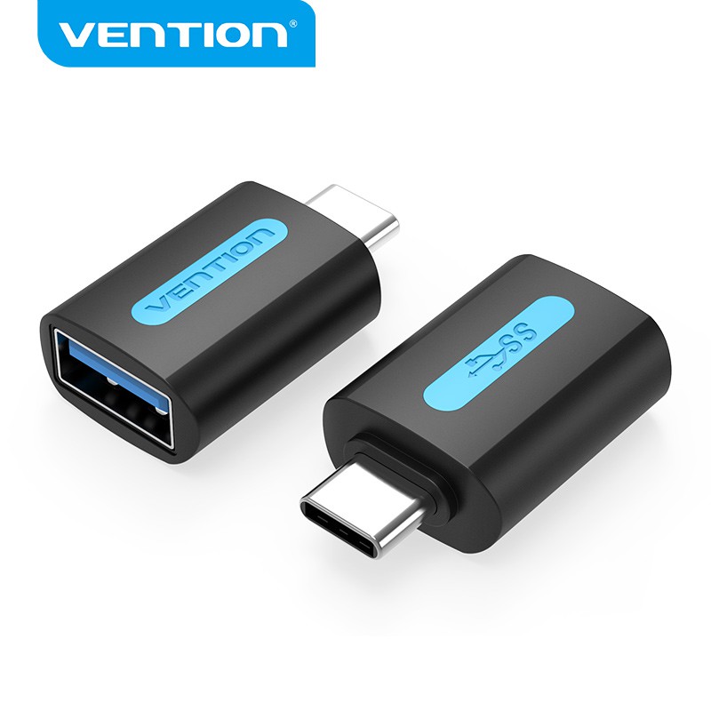 Bộ chuyển đổi VENTION Type C sang USB 3.0 OTG đầu cắm sang lỗ cắm 3A 5Gbps cho laptop / máy tính bảng / điện thoại | WebRaoVat - webraovat.net.vn