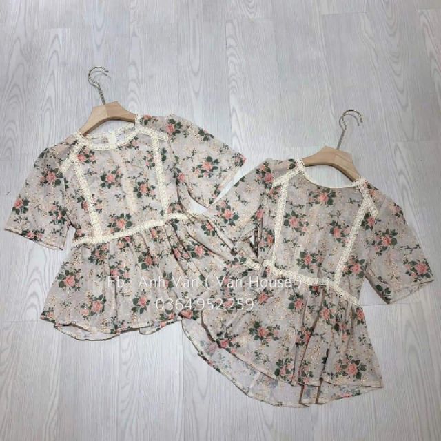 Combo áo kiểu hoa