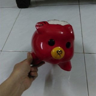 (SIZE LỠ )HEO ĐẤT TIẾT KIỆM 3D - NƠ LỠ