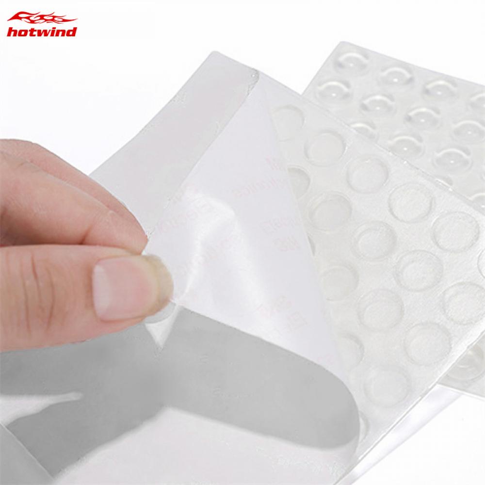 Hw Set 50-100 Đệm Cao Su Silicon Tự Dính Dán Cửa Tủ Chống Va Đập Kích Thước 8x2MM 10x2MM 12x5MM