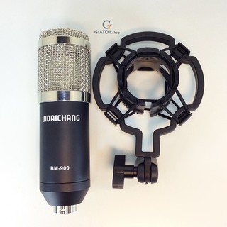 Micro Thu Âm Woaichang BM-900, mịc thu âm livestream, hát karaoko, bán hàng online cao cấp cực hay