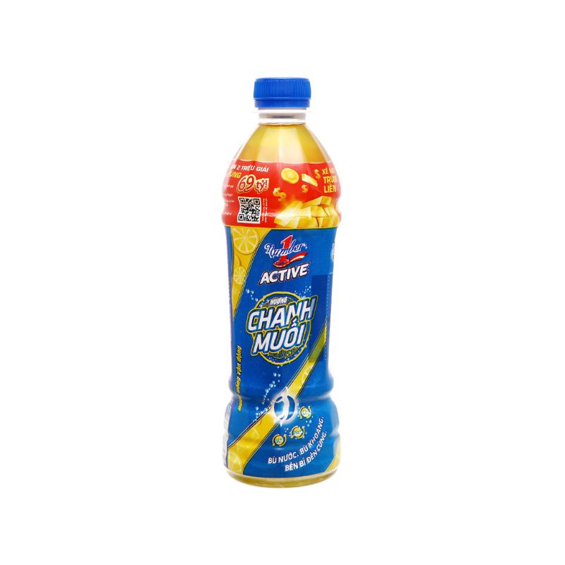 Nước chanh muối Number 1 Active chai 455ml