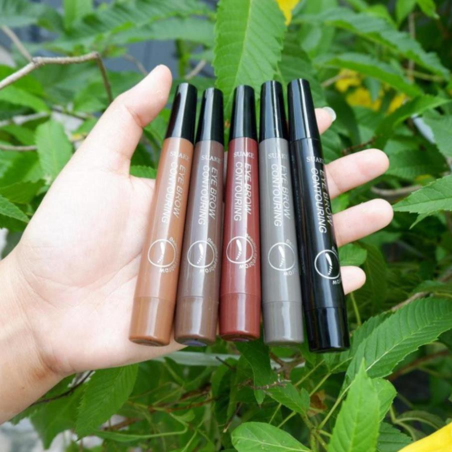 Bút kẻ mày phẩy sợi dạng gel Suake eyebrown contuoring hàng chính hãng nội địa Trung NPP Shoptido LL18 | BigBuy360 - bigbuy360.vn
