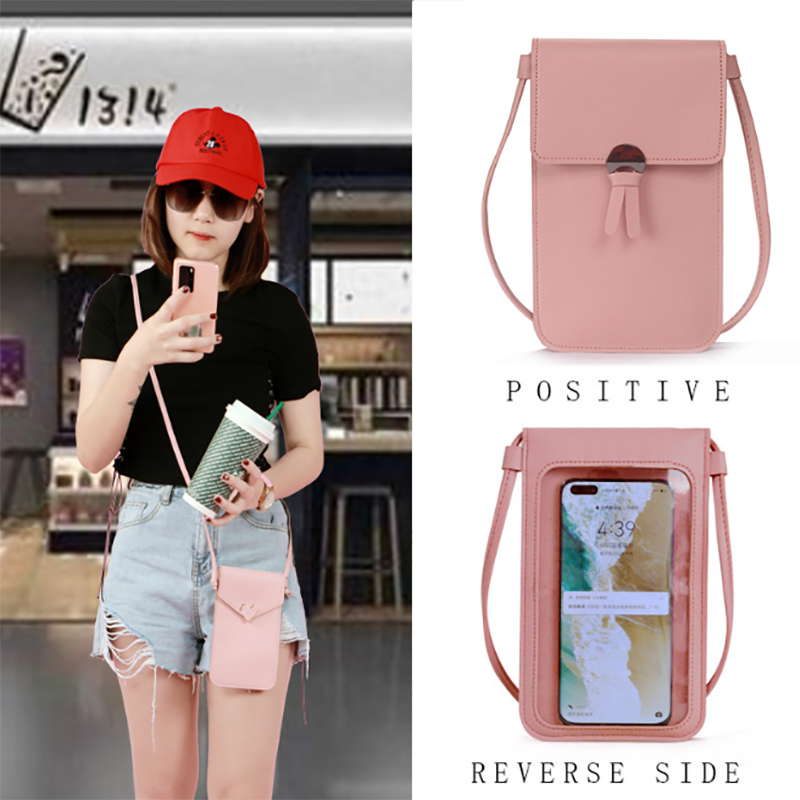 Túi đeo chéo trong suốt đựng điện thoại tiện lợi