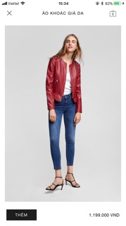 Jacket da đỏ