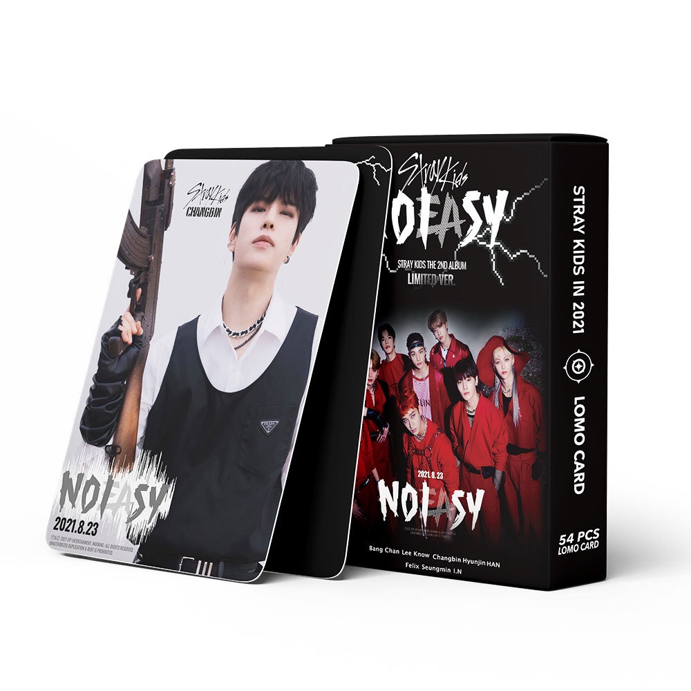 Stray Kids NO EASY Album Photocard LOMO Card
