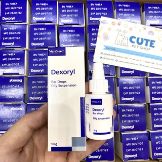 Thuốc trị viêm tai và ngoại kí sinh trùng cho cún mèo Dexoryl�?
