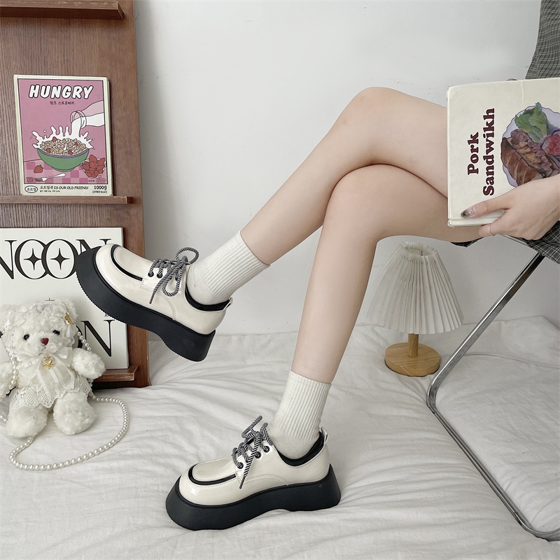 ❤Giày Da Nữ Đế Dày Thời Trang Hàn Quốc