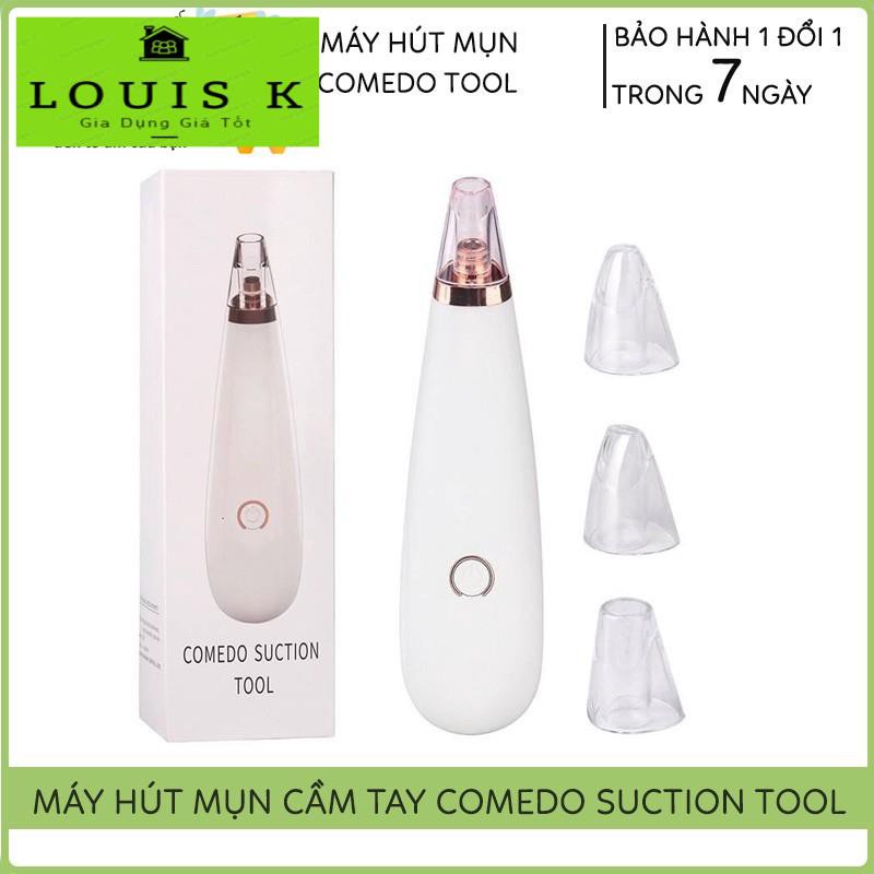 Máy Hút Mụn Cầm Tay 5 Lực Cao Cấp Black Head Detector Dùng Pin Tiểu Siêu Tiện Dụng, Bảo Hành 6 Tháng