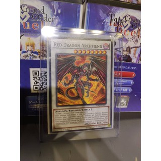 Lá bài thẻ bài Yugioh Red Dragon Archfiend - Tặng bọc bài nhựa bảo quản