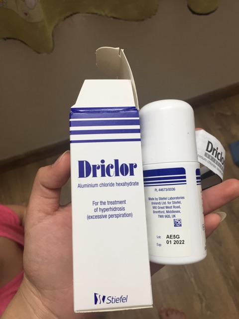 Driclor 60ml - ngăn mồ hôi, mùi hôi vùng nách và tay chân | BigBuy360 - bigbuy360.vn