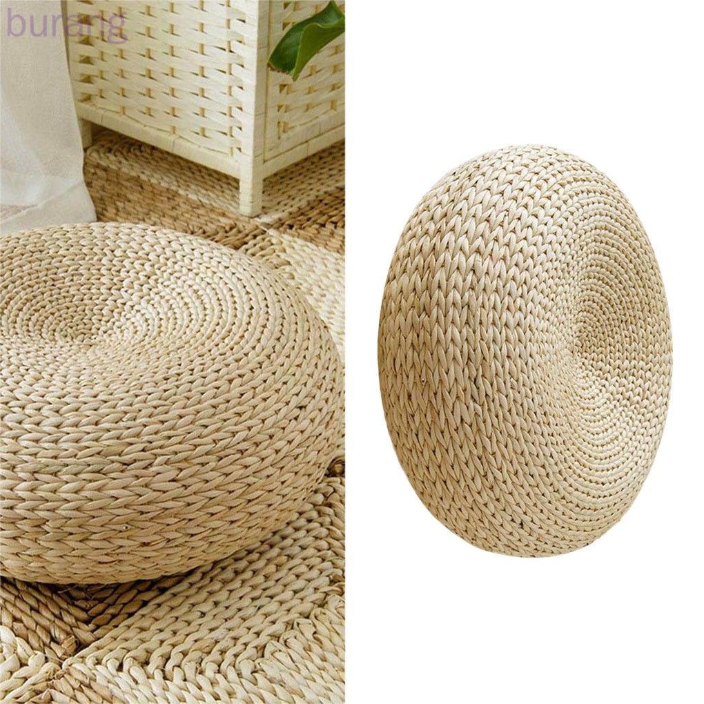 HANDMADE Đệm Ngồi Đan Lát Hình Tròn Xinh Xắn