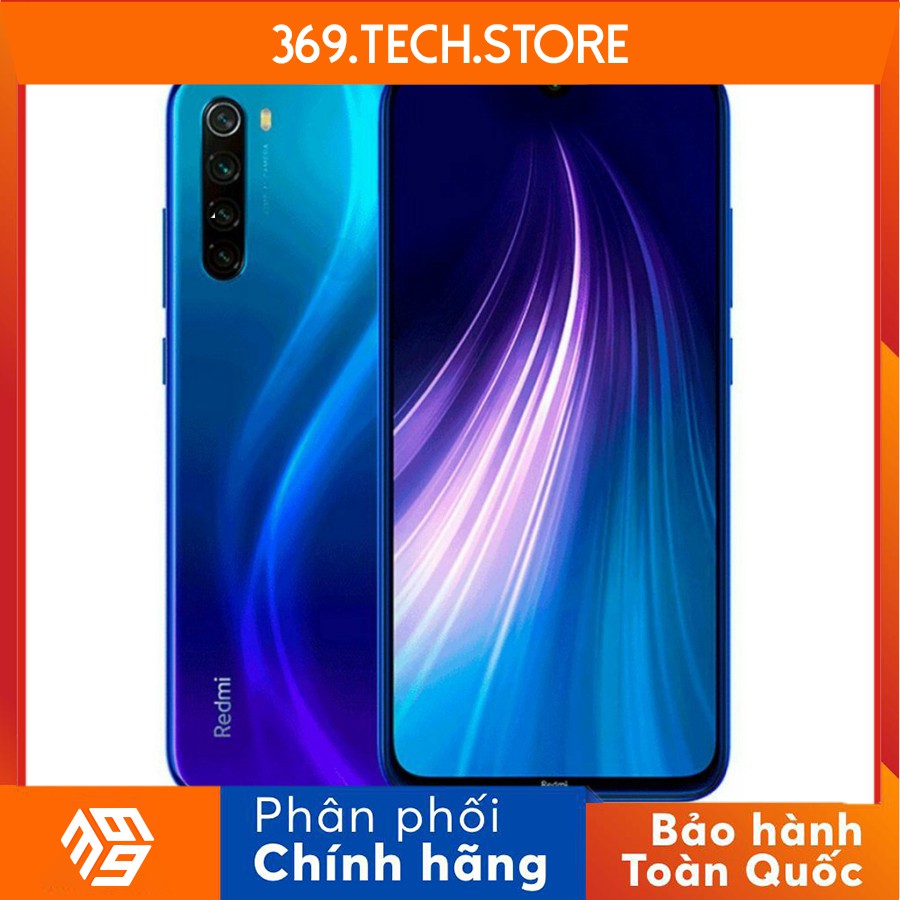 [ HÀNG CHÍNH HÃNG ]  Điện Thoại Xiaomi Redmi Note 8 128GB Ram 6GB - Hàng Nhập Khẩu