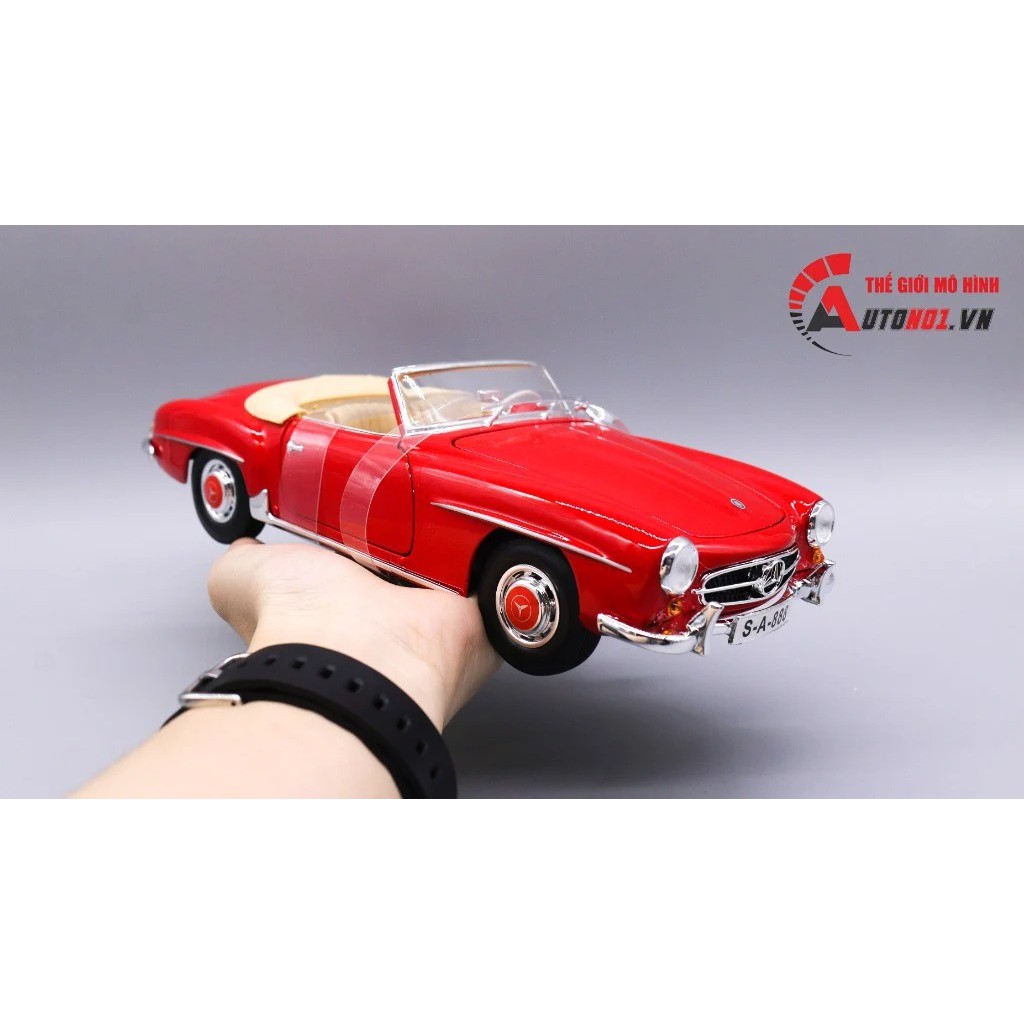 MÔ HÌNH XE MERCEDES BENZ 190SL (1955) RED 1:18 MAISTO 2677