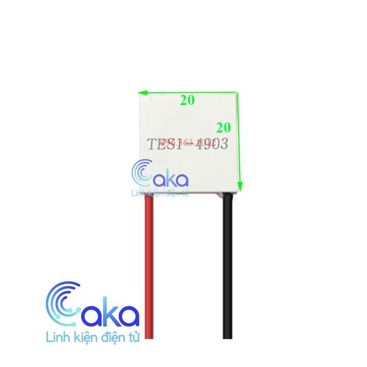 LKDT Sò nóng lạnh 2x2cm TES1-4903 Peltier