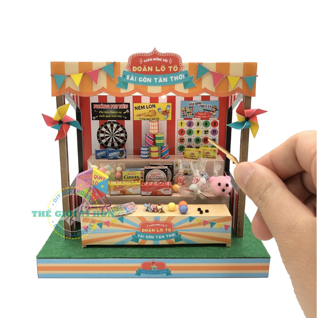 Mô Hình Gỗ DIY Thế Giới Tí Hon - Lô Tô Tân Thời - CN01