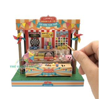 Mô Hình Gỗ DIY Thế Giới Tí Hon - Lô Tô Tân Thời - CN01
