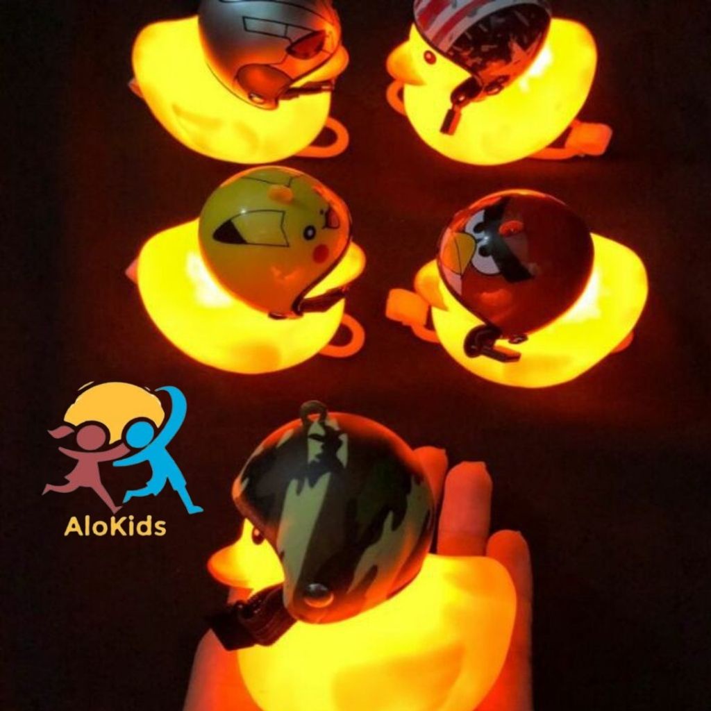 Vịt Đội Mũ Bảo Hiểm Gắn Xe, Gắn Tay Lái- Đồ Chơi Vịt Dễ Thương Shop alokids
