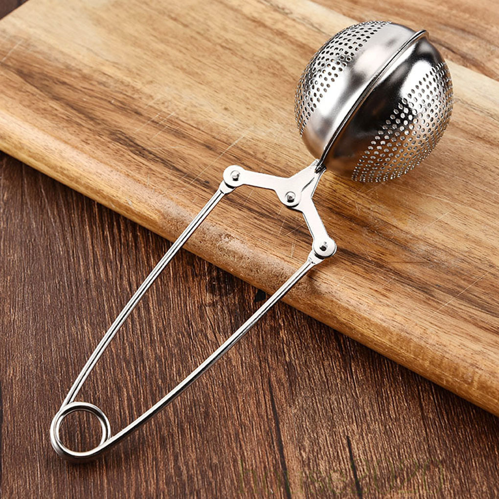 Dụng Cụ Lọc Trà Bằng Thép Không Gỉ Có Tay Cầm