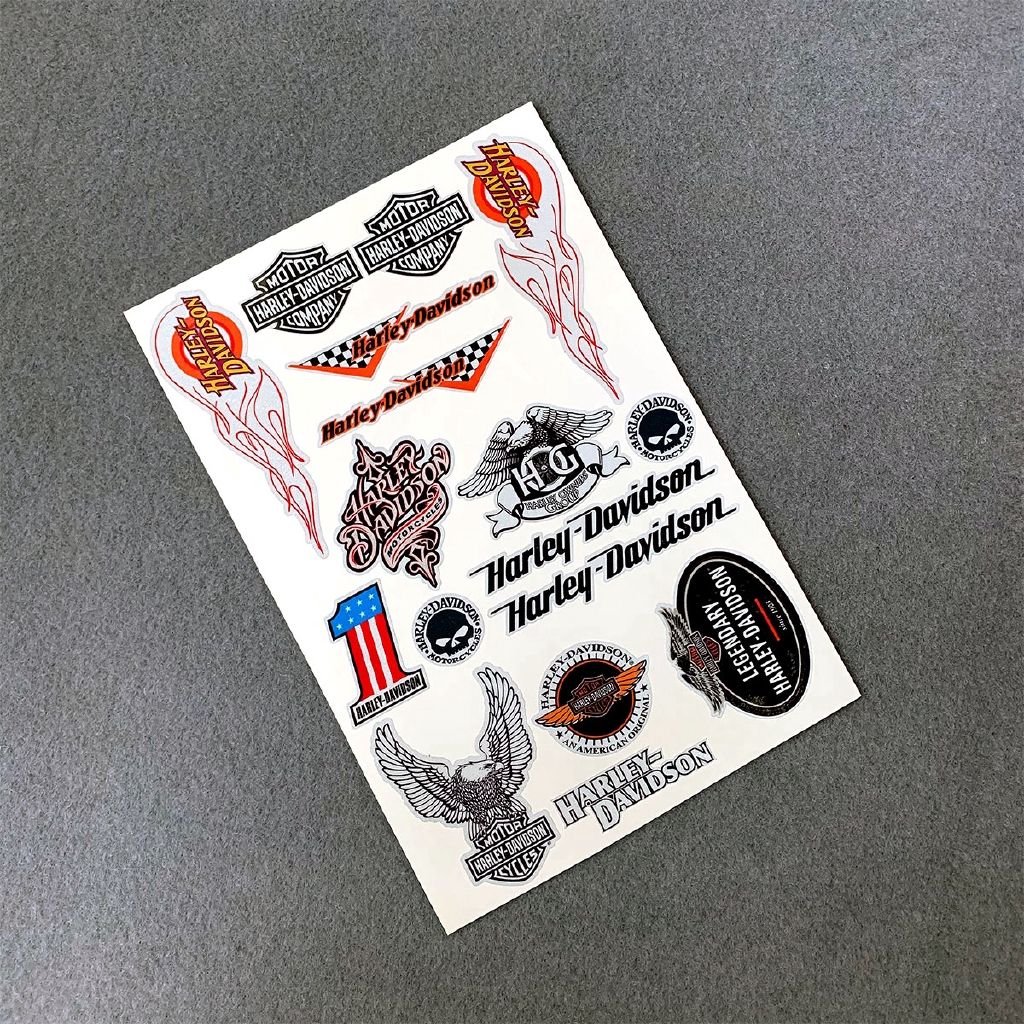 Decal 3m Logo Harley-Davidson Trang Trí Xe Mô Tô