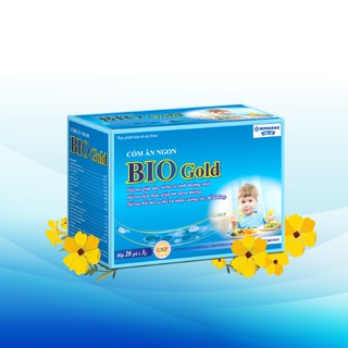 Cốm ăn ngon cho bé Bio Gold bổ sung lợi khuẩn , hỗ trợ hệ tiêu hóa - Hộp 20 gói