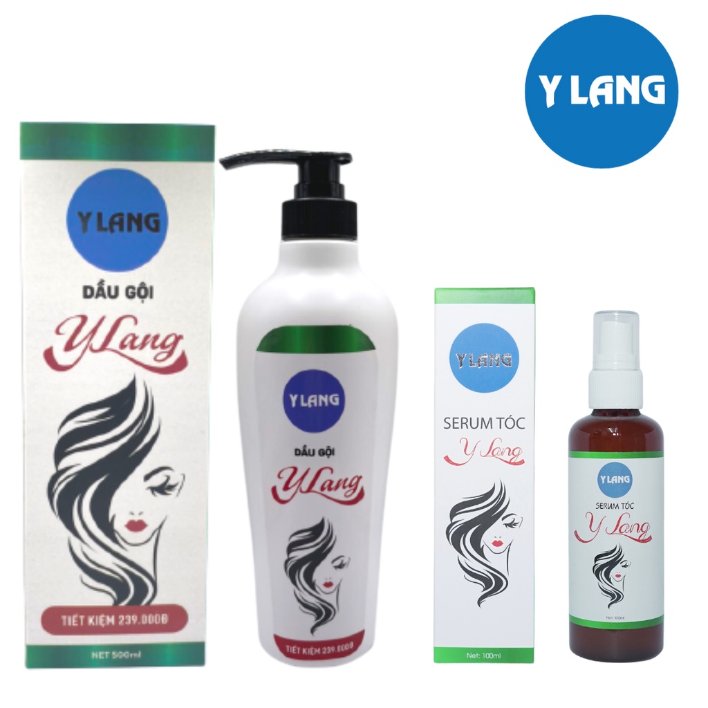 Bộ Dầu Gội Y Lang (Lớn 500ml ) gội xịt xả kết hợp dành cho các chị em