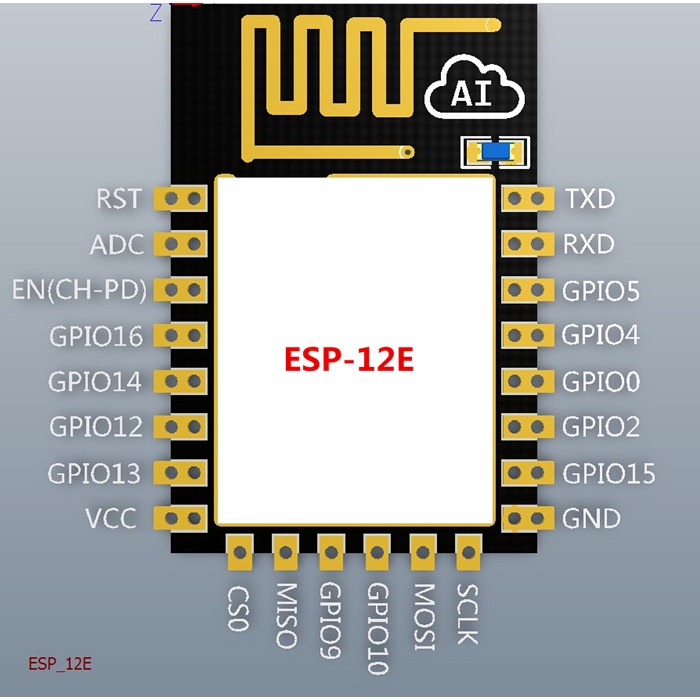 Bảng Mạch Wifi Esp8266 Esp-12E Esp-12F Esp-07 Esp-01 X