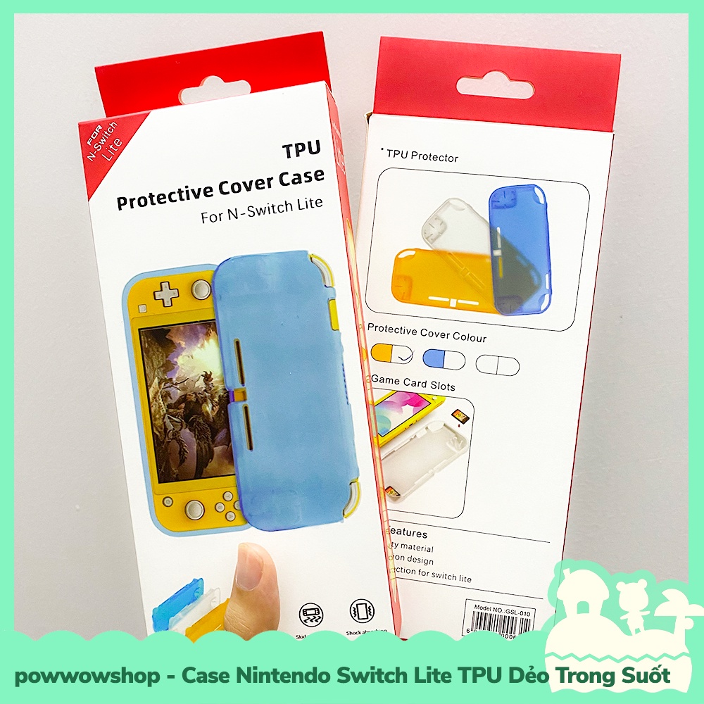 [Sẵn VN - Hỏa Tốc] Phụ Kiện Case Ốp TPU Dẻo Trong Cho Máy Game Cầm Tay Nintendo Switch Lite Đa Sắc