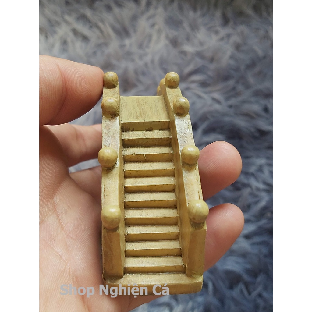 Mô hình cây cầu trang trí tiểu cảnh, bonsai, sân vườn, terrartium