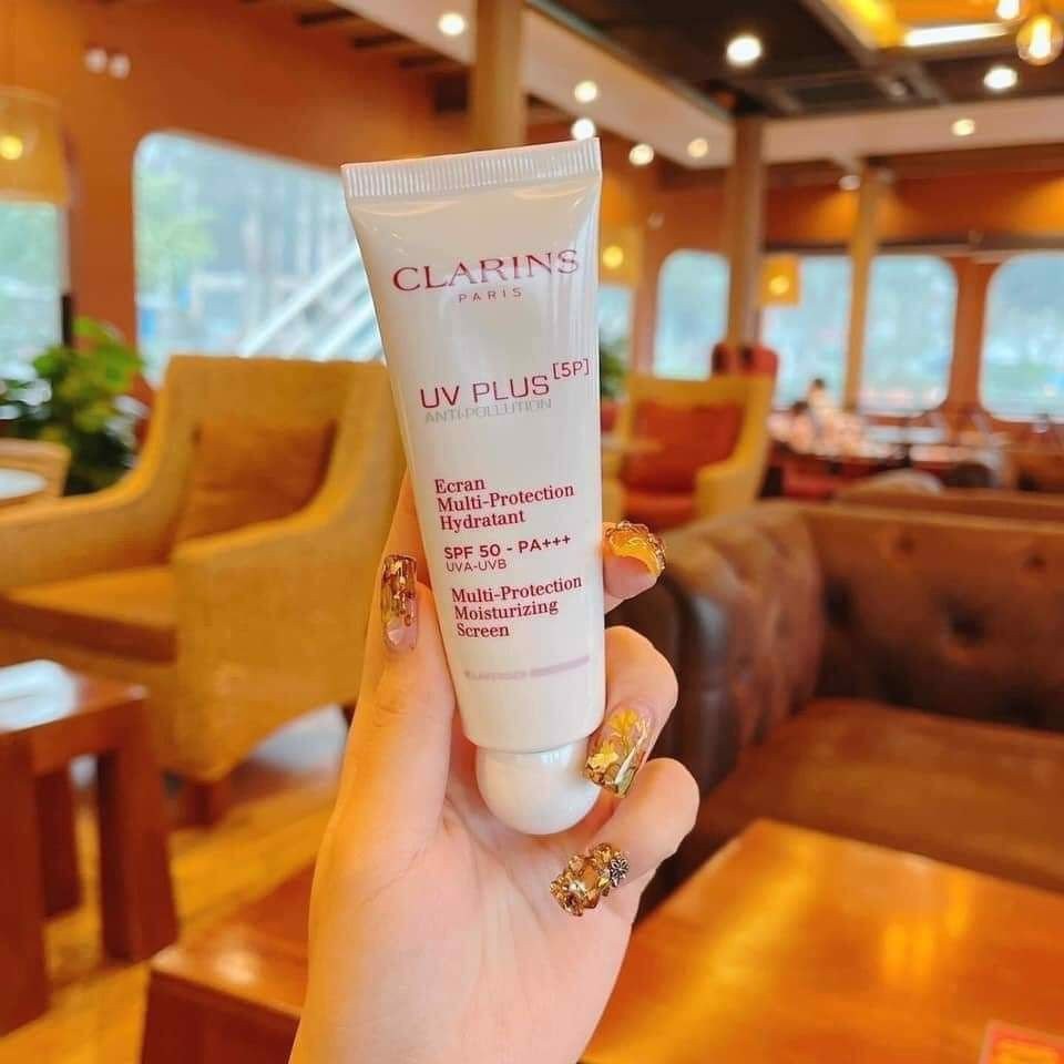 Kem Chống Nắng Clarins UV Plus 5P Rose SPF50/PA+++ [Màu Rose]