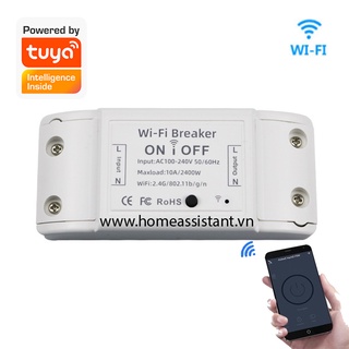 Công tắc thông minh wifi tuya basic điều khiển từ xa 10a