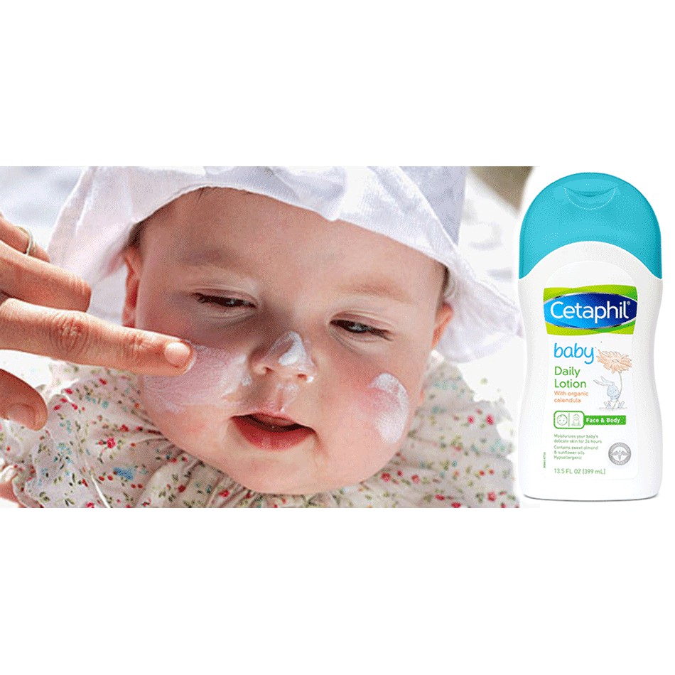 Cetaphil baby daily lotion - Dưỡng ẩm hàng ngày dịu nhẹ cho bé (Chai 400ml)